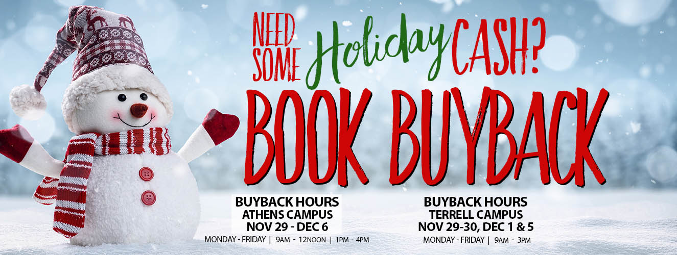 Need holiday cash? Sell us your books